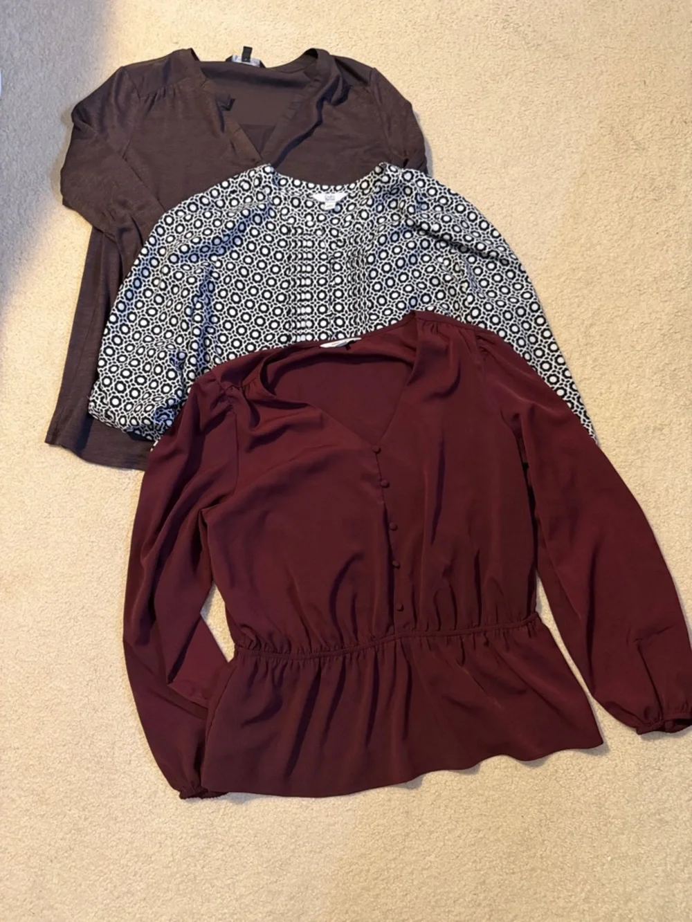 Lot of 3 blouses size XL - Picture 1 of 9